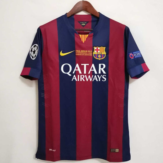 2015 Barcelona Home Berlin UCL Final Retro Jersey