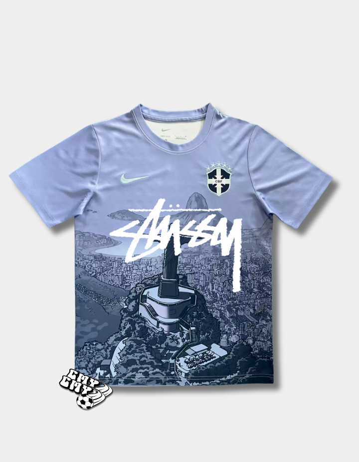 STÜSSY X BRASIL JESUS - ダスティライラック