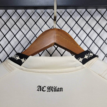 23/24 AC Milan x PLEASURES White Fourth Jersey