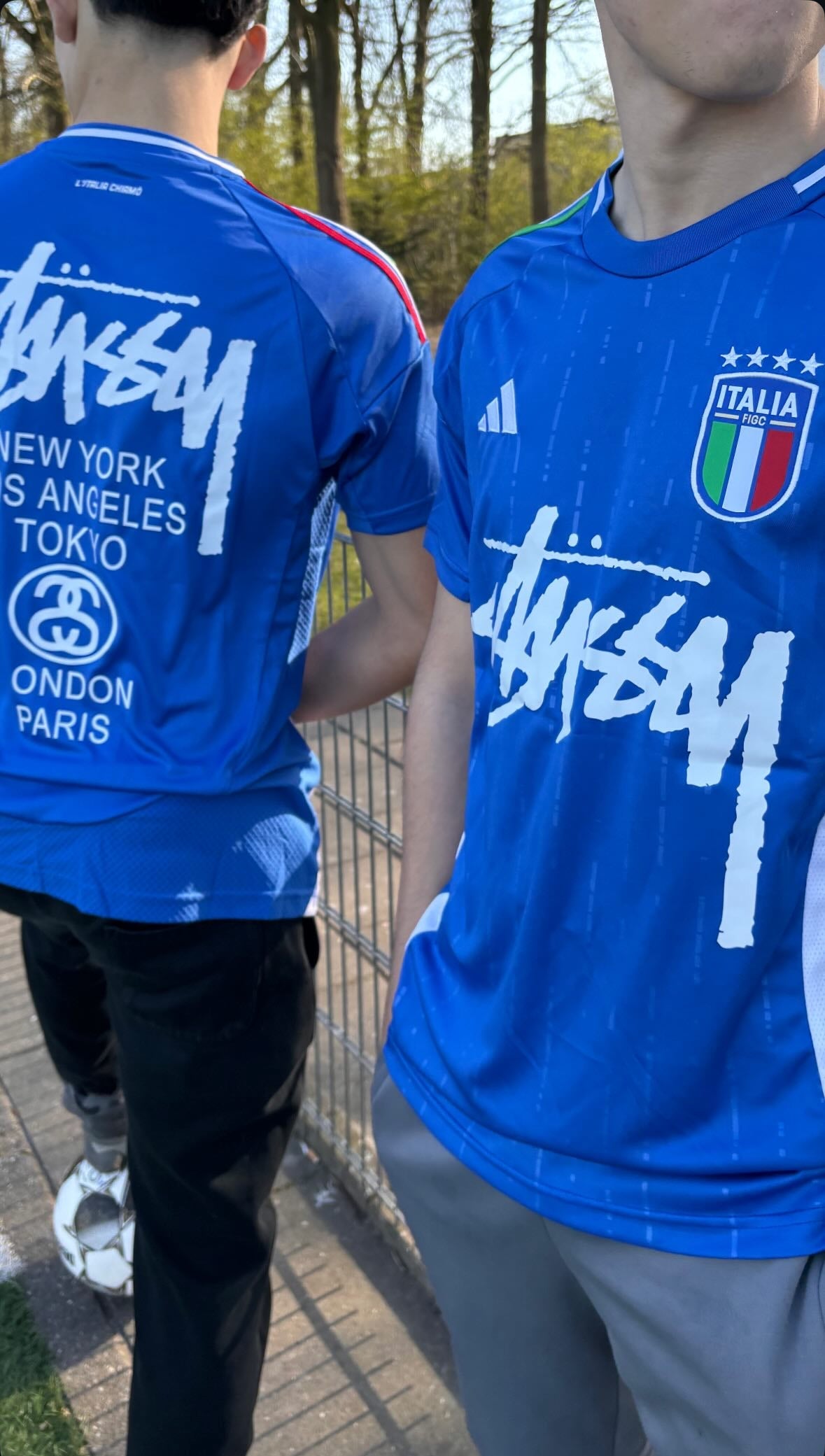 STÜSSY X “ITALY” - ブルー