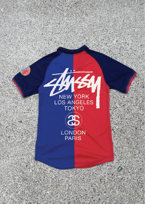 STÜSSY X “レトロ FC バルセロナ” ジャージ