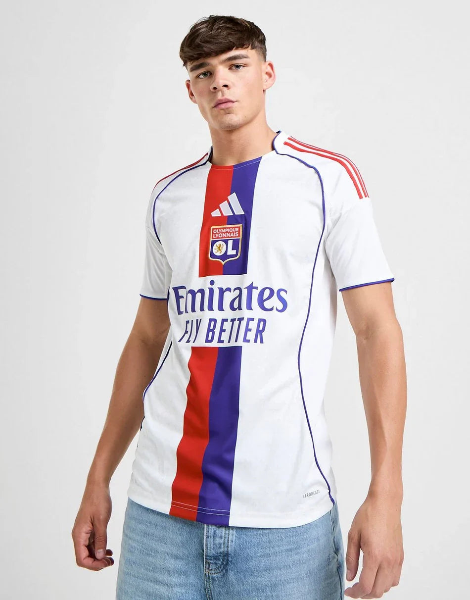 ADIDAS OLYMPIQUE LYON 2025/26 HOME JERSEY