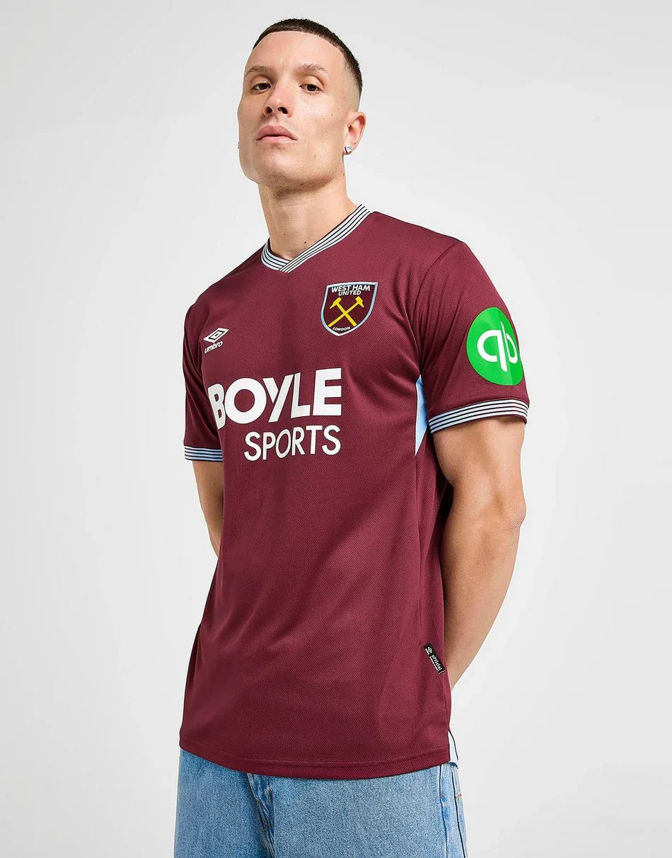 UMBRO WEST HAM UNITED FC 2025/26 HOME SHIRT
