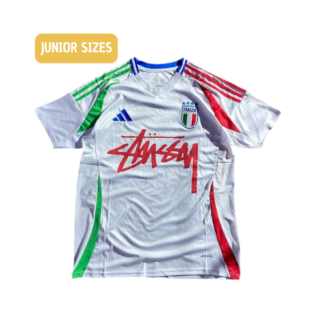 STÜSSY X “ITALY” ジャージ - ホワイト (ジュニアサイズ)