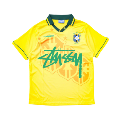 STÜSSY x “BRASIL” レトロジャージ - イエローグリーン